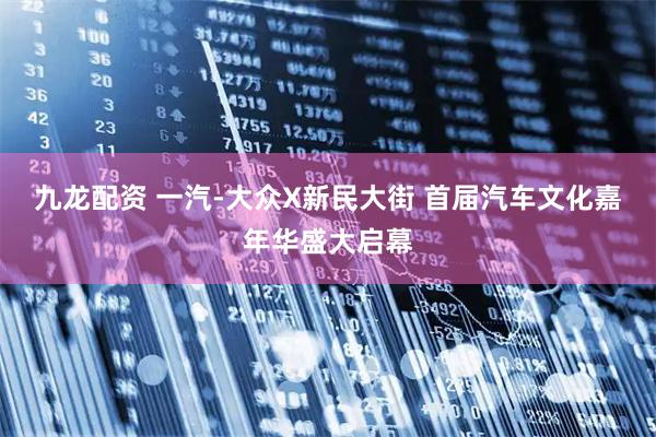 九龙配资 一汽-大众X新民大街 首届汽车文化嘉年华盛大启幕