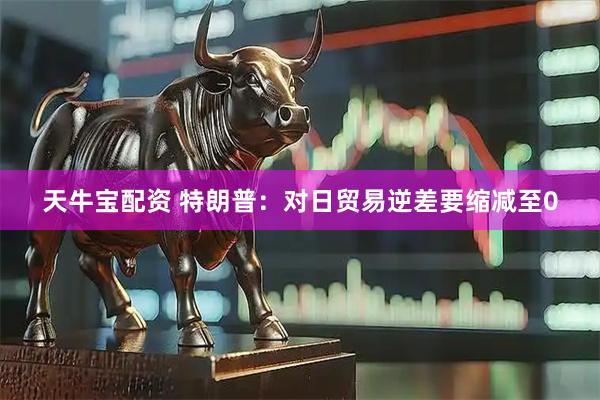 天牛宝配资 特朗普：对日贸易逆差要缩减至0